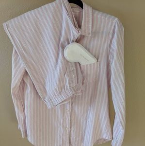 Victoria's secret pink, white and silver pajamas